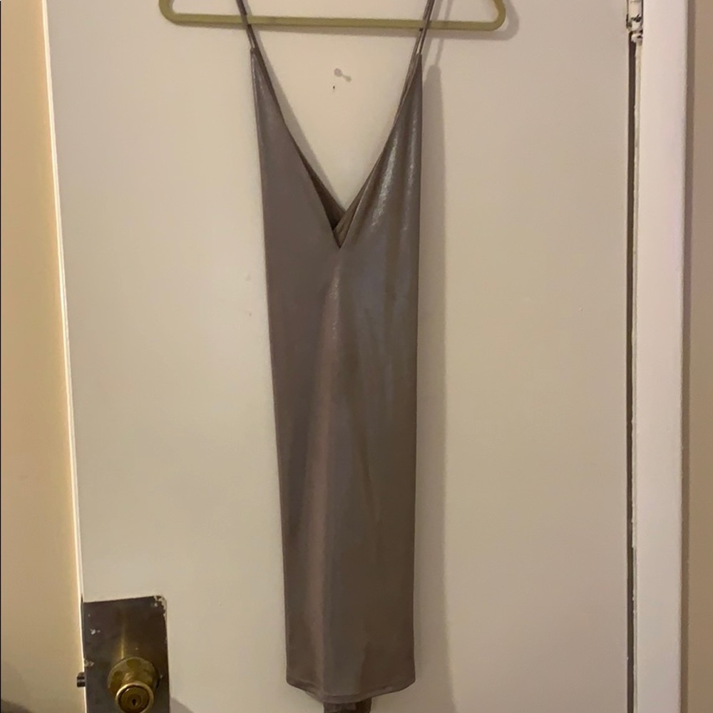 EXPRESS silver dress